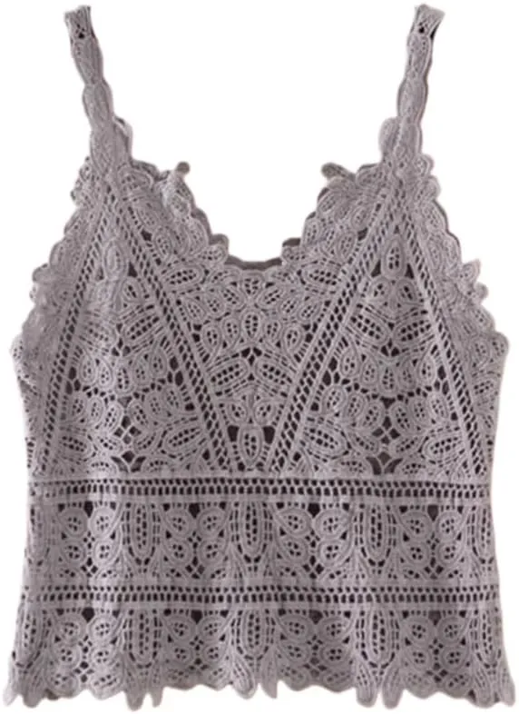 Beach Camisole Womens Sleeveless Vest wear Short top