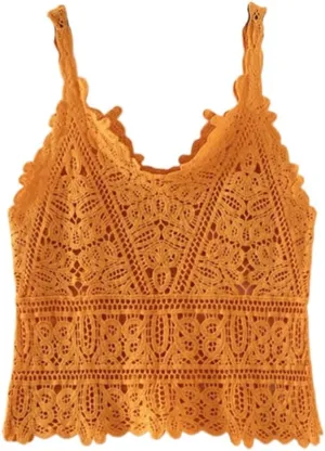Beach Camisole Womens Sleeveless Vest wear Short top