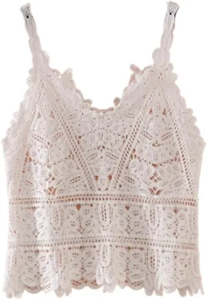 Beach Camisole Womens Sleeveless Vest wear Short top