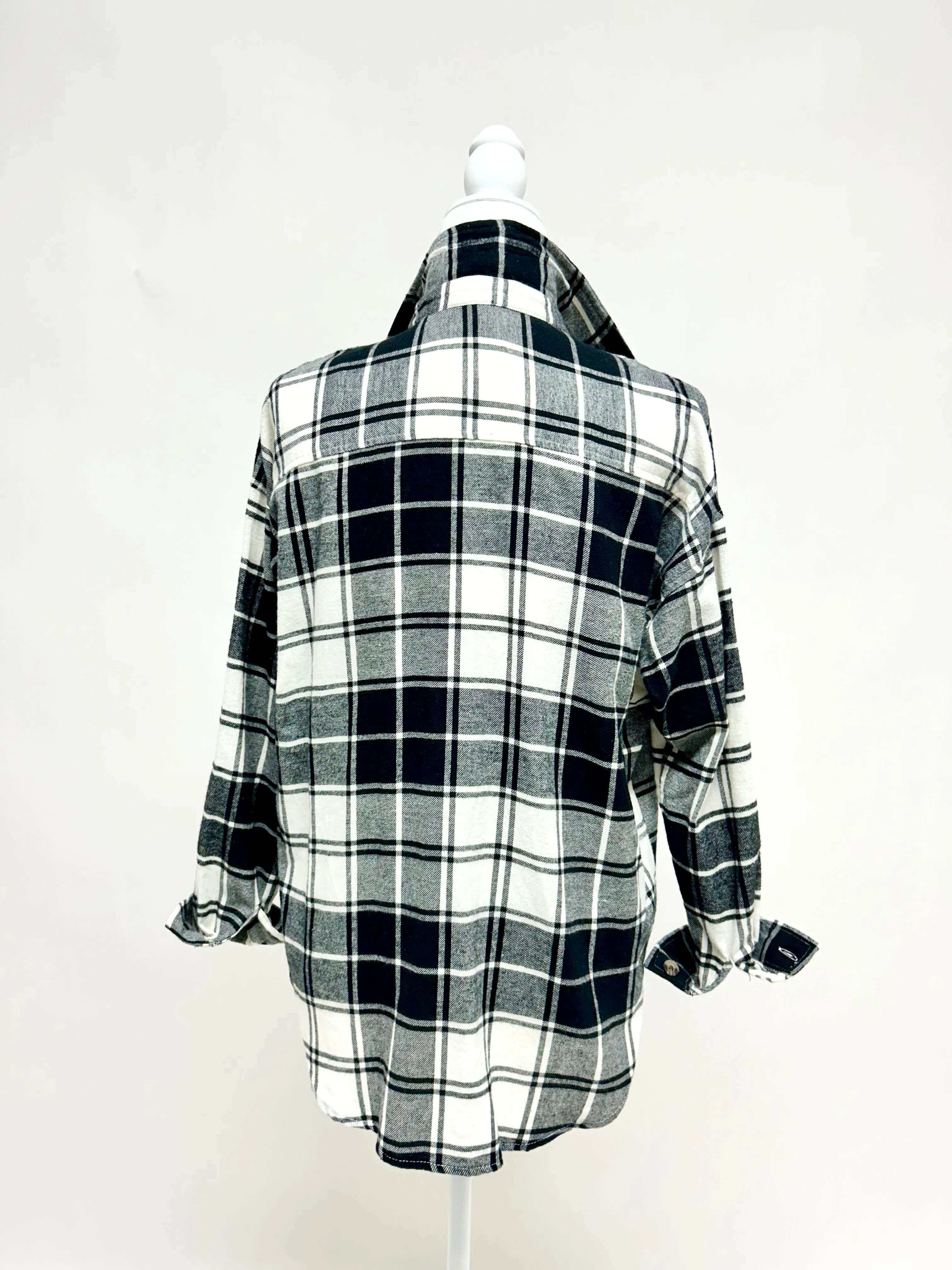 Black Ivory Plaid Shirt