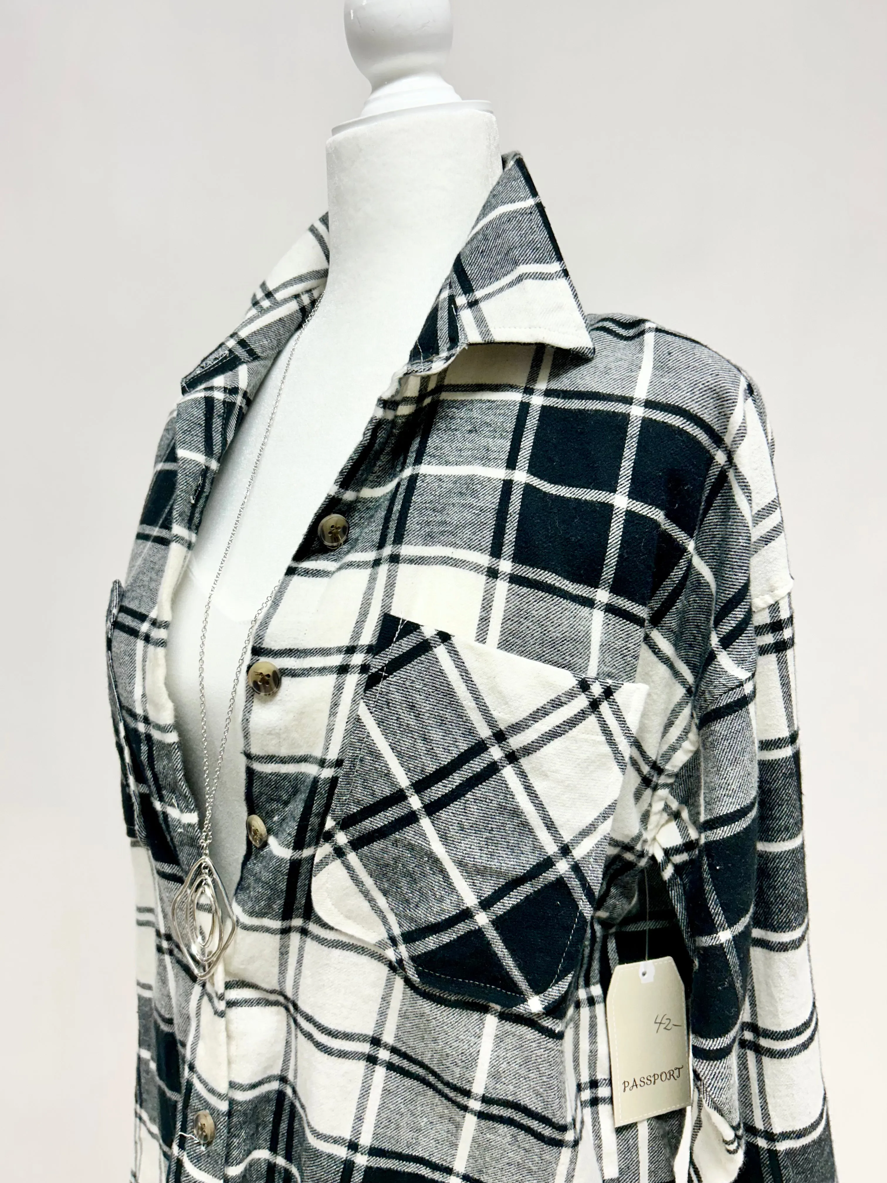 Black Ivory Plaid Shirt