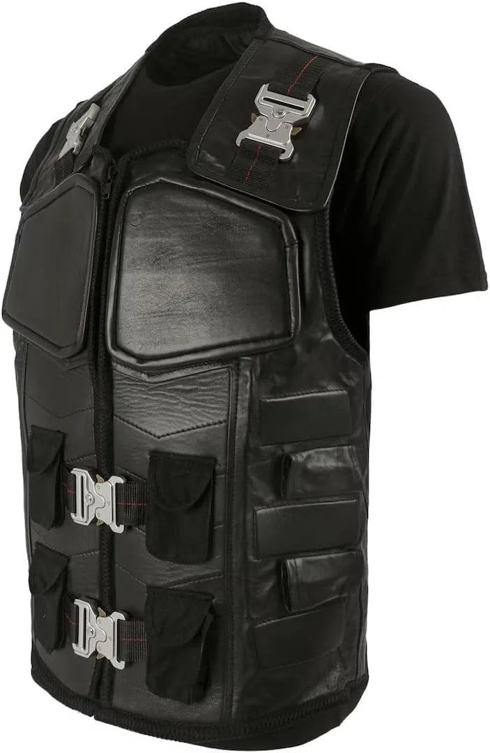 Blade Vest - Wesley Snipes Men's Leather Trinity Cosplay Costume