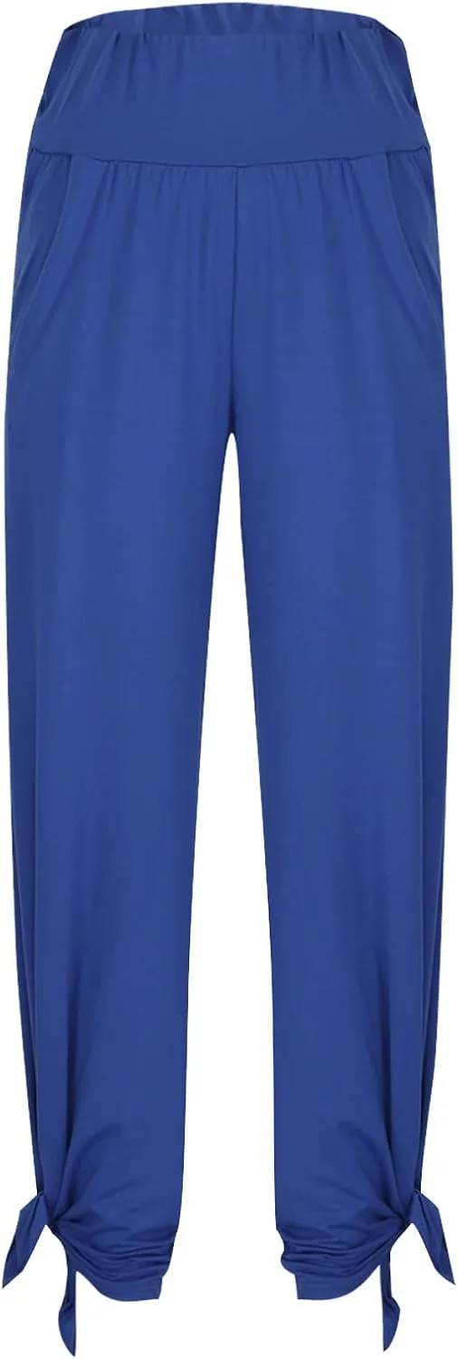 Boot Cut Yoga Pants Women Lightweight Casual Wide Leg Pants Loose Workout Running Trousers with Pockets Fall Outfits
