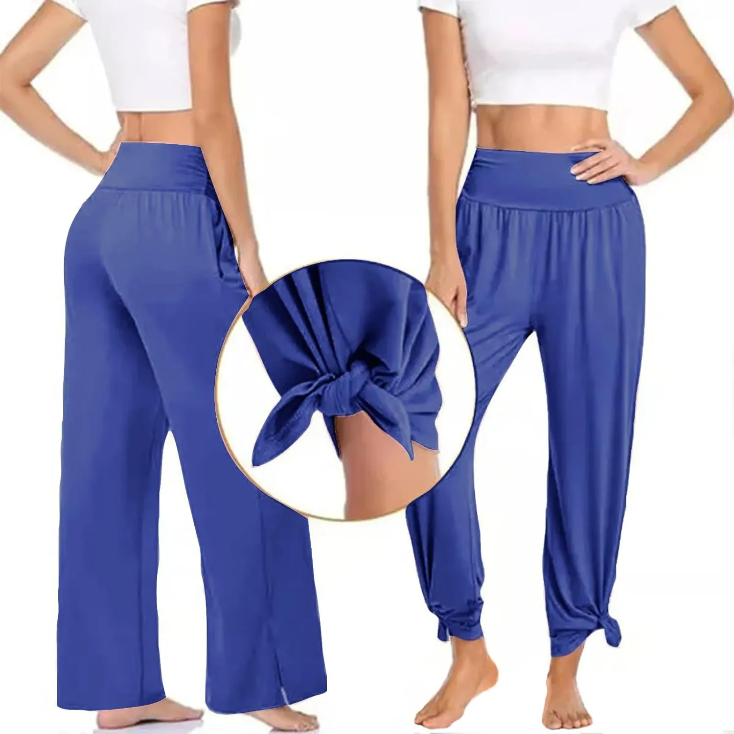 Boot Cut Yoga Pants Women Lightweight Casual Wide Leg Pants Loose Workout Running Trousers with Pockets Fall Outfits