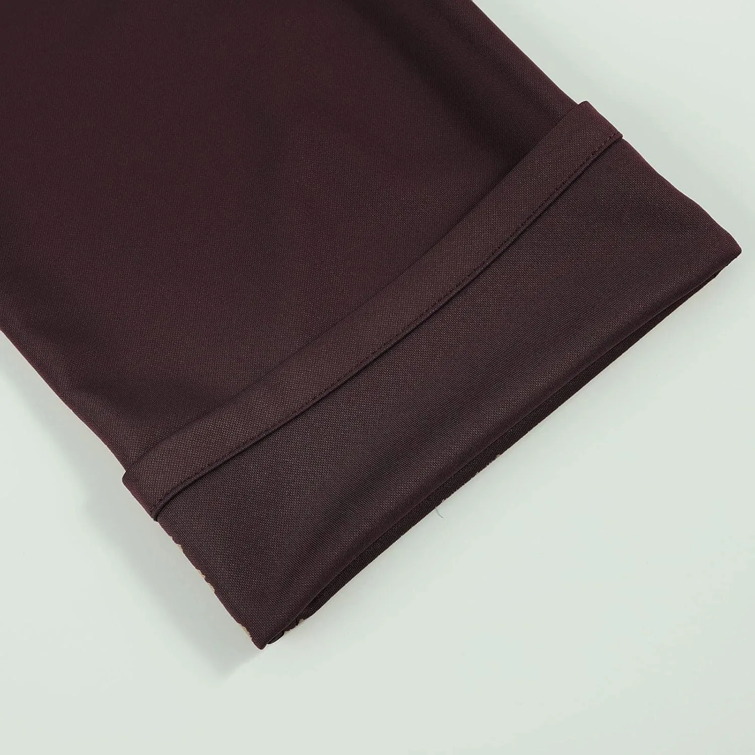 CRNTCEM Stretchy Suit Pants for Men Slim-Fit Flat-Front Formal Dress Pant Tapered Straight Leg Business Office Work Pants