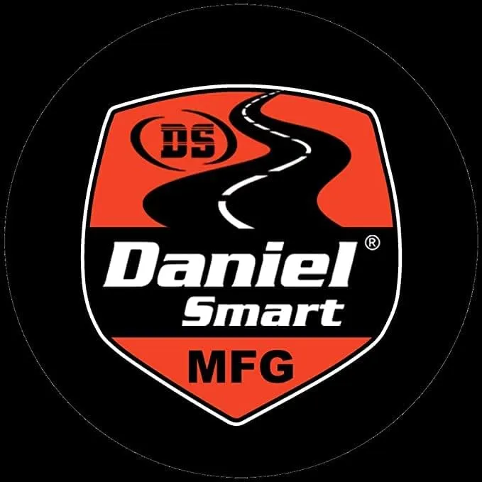 Daniel Smart Motorcycle Vest Extender - Silver Double Chain Biker Vest Extender with Butterfly Design & Snap Button 1-PCS