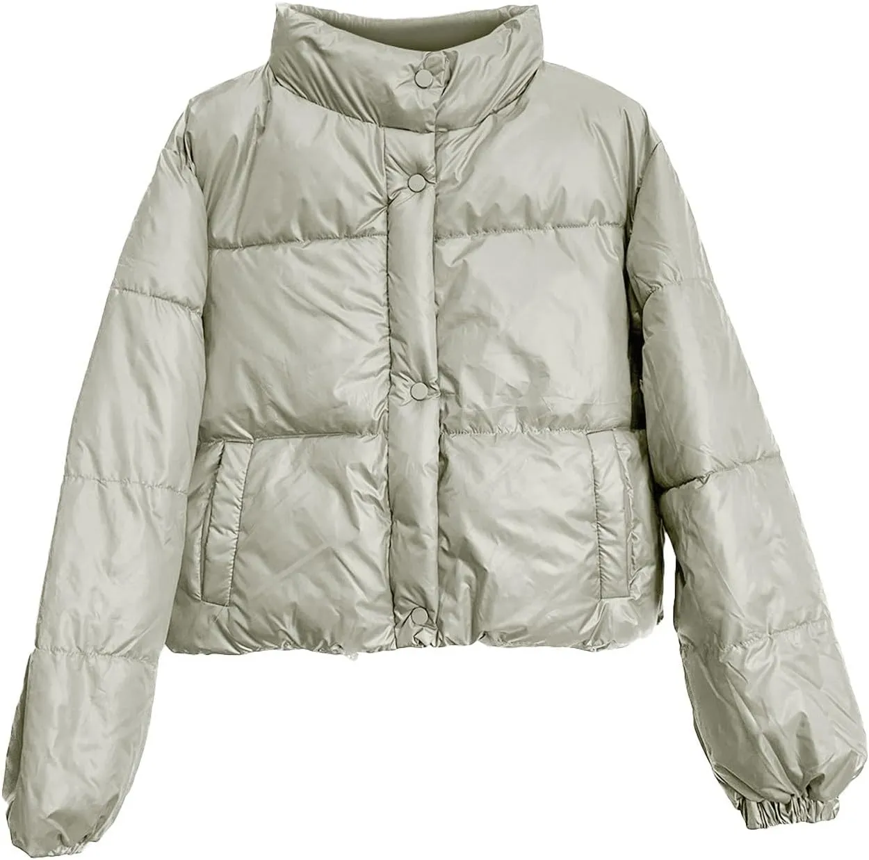 Denim Quilted Jacket Fleeve for Women Pullover Reversible Long Sleeve Lightweight Jacket Cute Loose Fit Pullover
