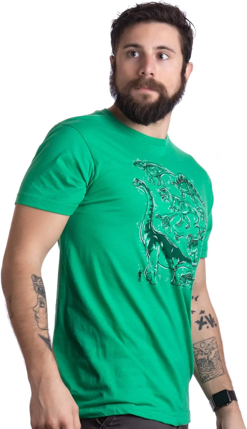Dinosaur Species | Dino Fan Party Costume T-Rex Raptor Shirt Men Women T-Shirt