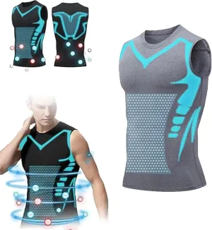 Einrich Compression Shirt Men, New Shaping Sleeveless Therapy Vest Men, Maynox Vitaboost Compression Shirt to Shape Your Body