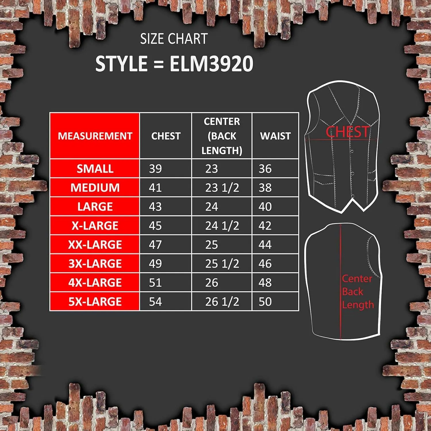 ELM3920 Men's Black Leather Pre-Patched Bikers Vest w/ 6 Pockets - 23 Patches and Side Laces