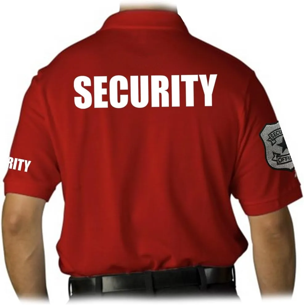 for Men's Security Collar Polo Shirt