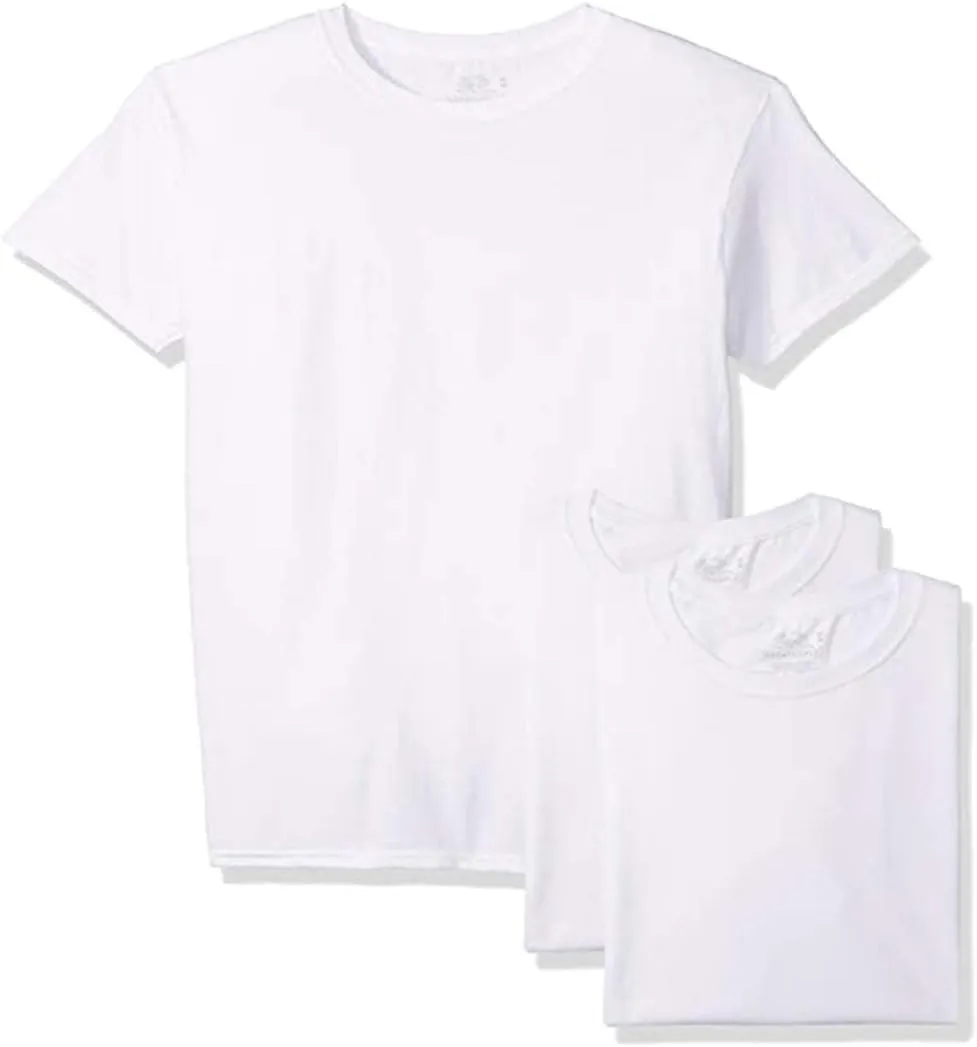 Fruit of the Loom Men's 3-Pack Breathable Crew T-Shirt Modern Fit Size L-XL