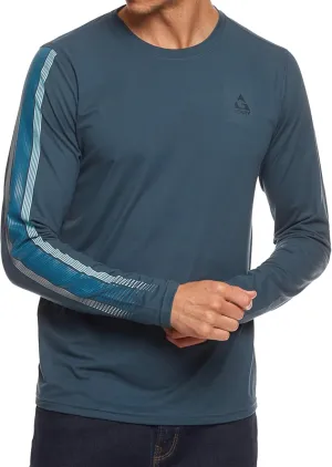 Gerry Mens Sun Shirt Protection Tee UPF 40  - Quick-Dry, Anti-Pill Rash Guard for Men - Soft Stretch Solar Jersey Swim Shirt