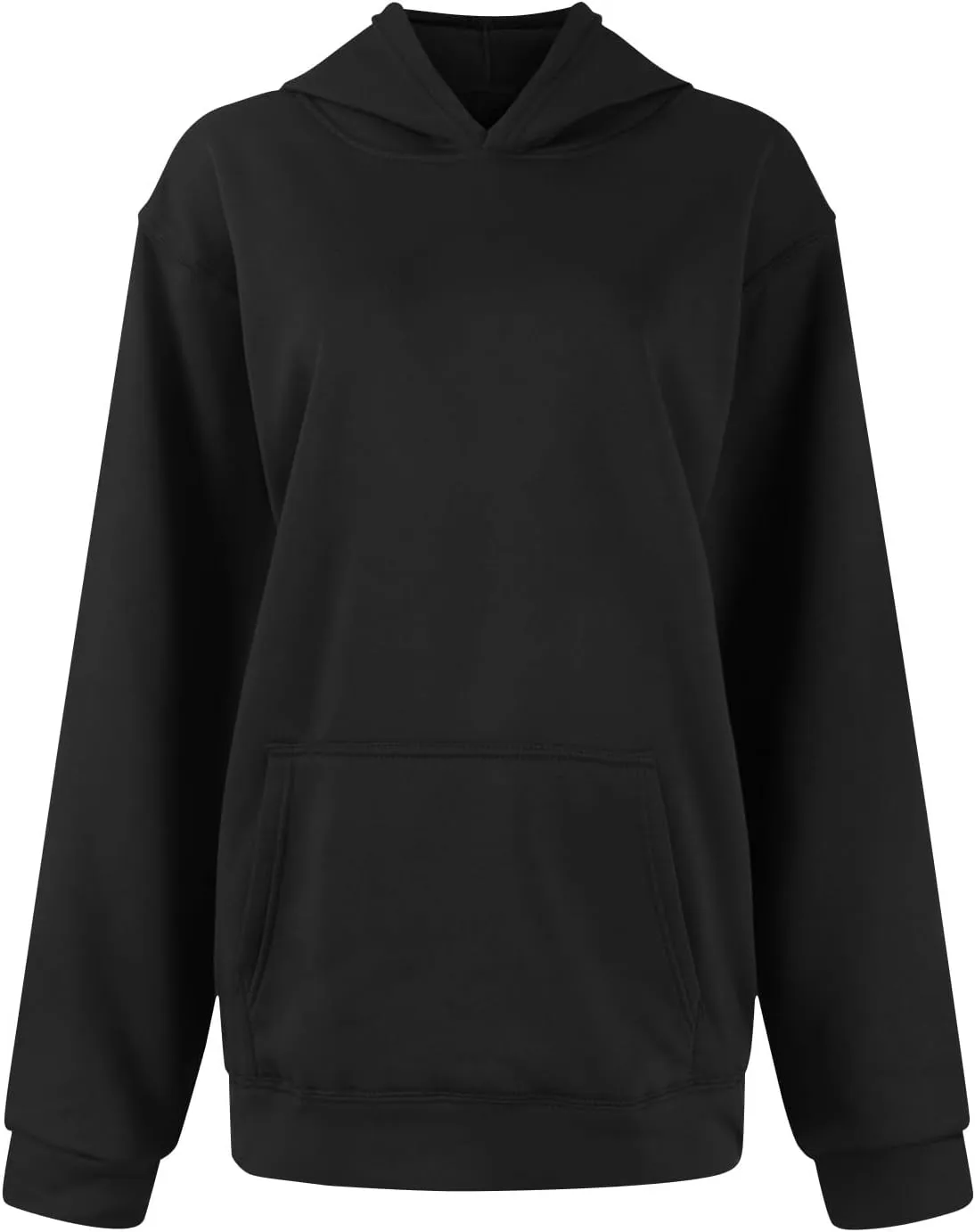 Gumipy Women's Fashion Hoodies & Sweatshirts Fleece Long Sleeve Oversized Hoodie Sweatshirt Trendy Pullover Top with Pocket