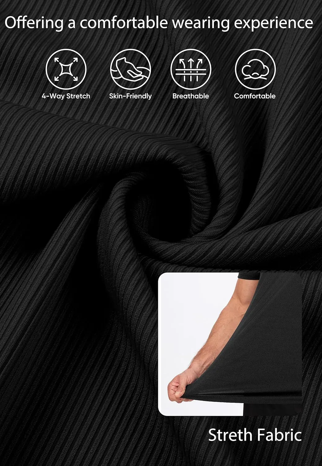 JMIERR Men's Muscle V-Neck T Shirt Short Sleeve Longline Ribbed Henley Shirt Gym Workout Athletic Tee Shirts