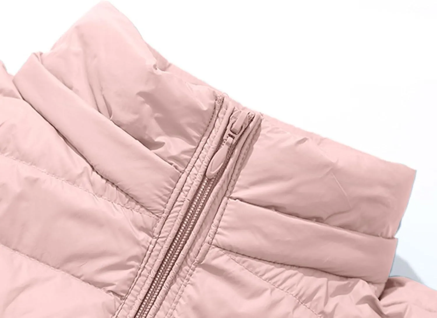 JOAU Women's Warm Quilted Puffer Coat Packable Ultra Lightweight Short Duck Down Jackets Outerwear with Removable Hood