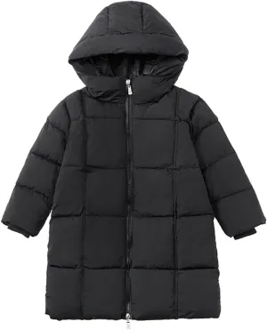 Kids Toddler Baby Girls Boys Winter Warm Thick Solid Cotton Long Sleeve Padded Jacket Coat Baby Boy Fleece Lined