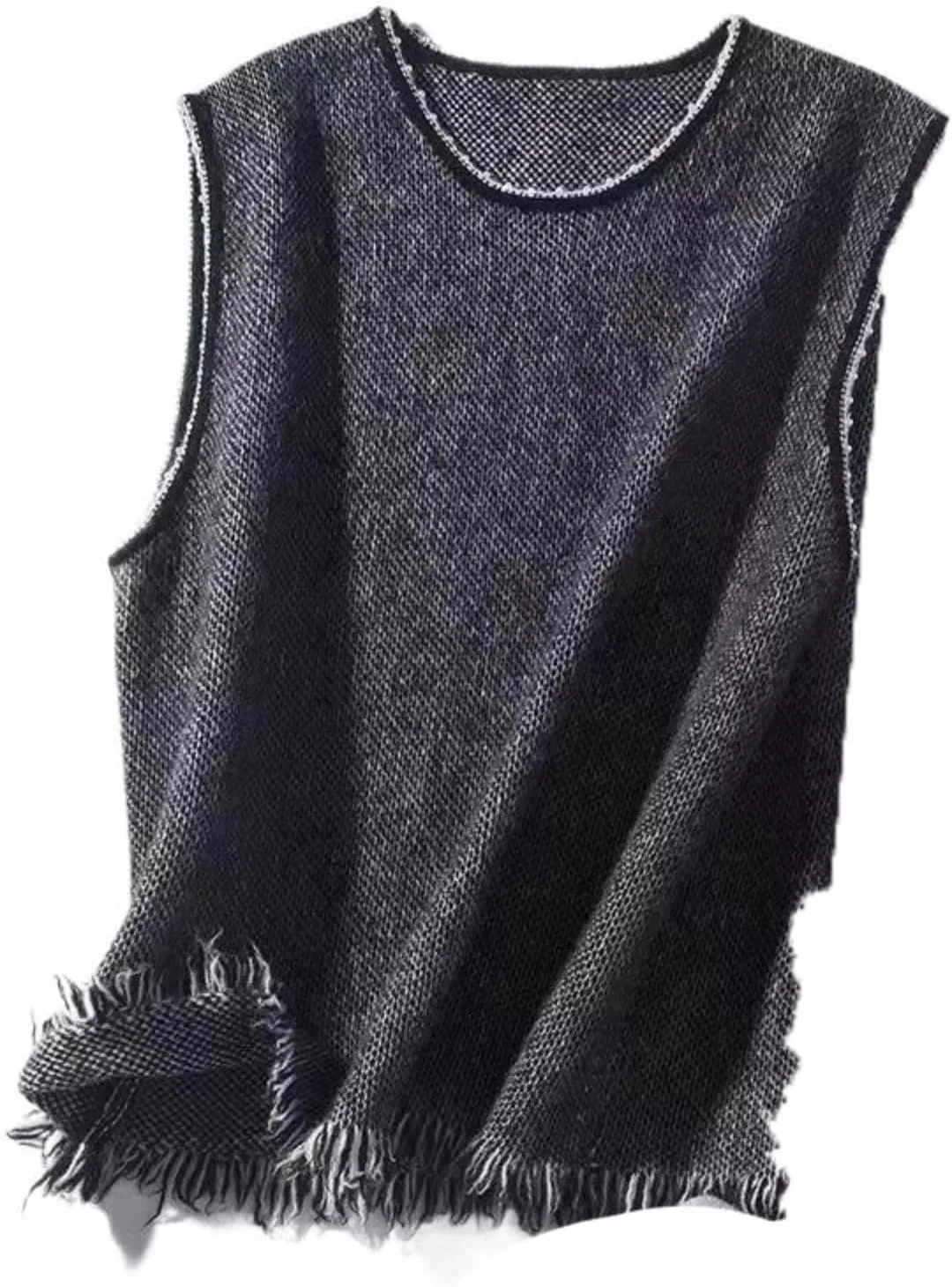 Knit Sweater Vest Women Pullover Vest Winter Autumn Loose Wool Top