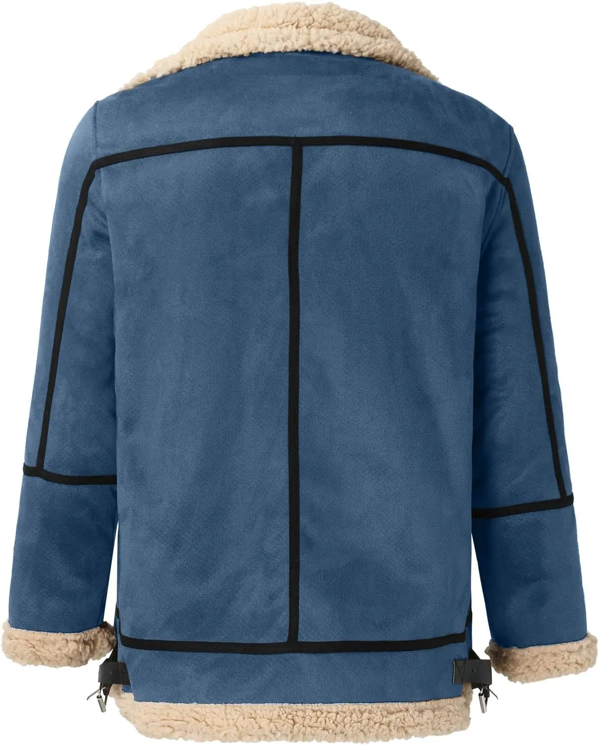 LCMTWX Men's Thick Thermal Winter Jacket Stand Collar Knitted Splice Sweater Coat Casual Cardigan Stylish Mens Puffer