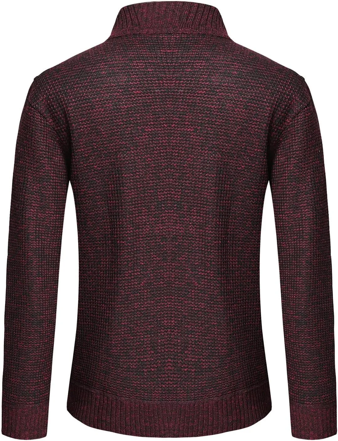 LCMTWX Winter Jackets for Men Jacket Stand Collar Knitted Splice Sweater Coat Casual Cardigan Stylish Outwear Winter
