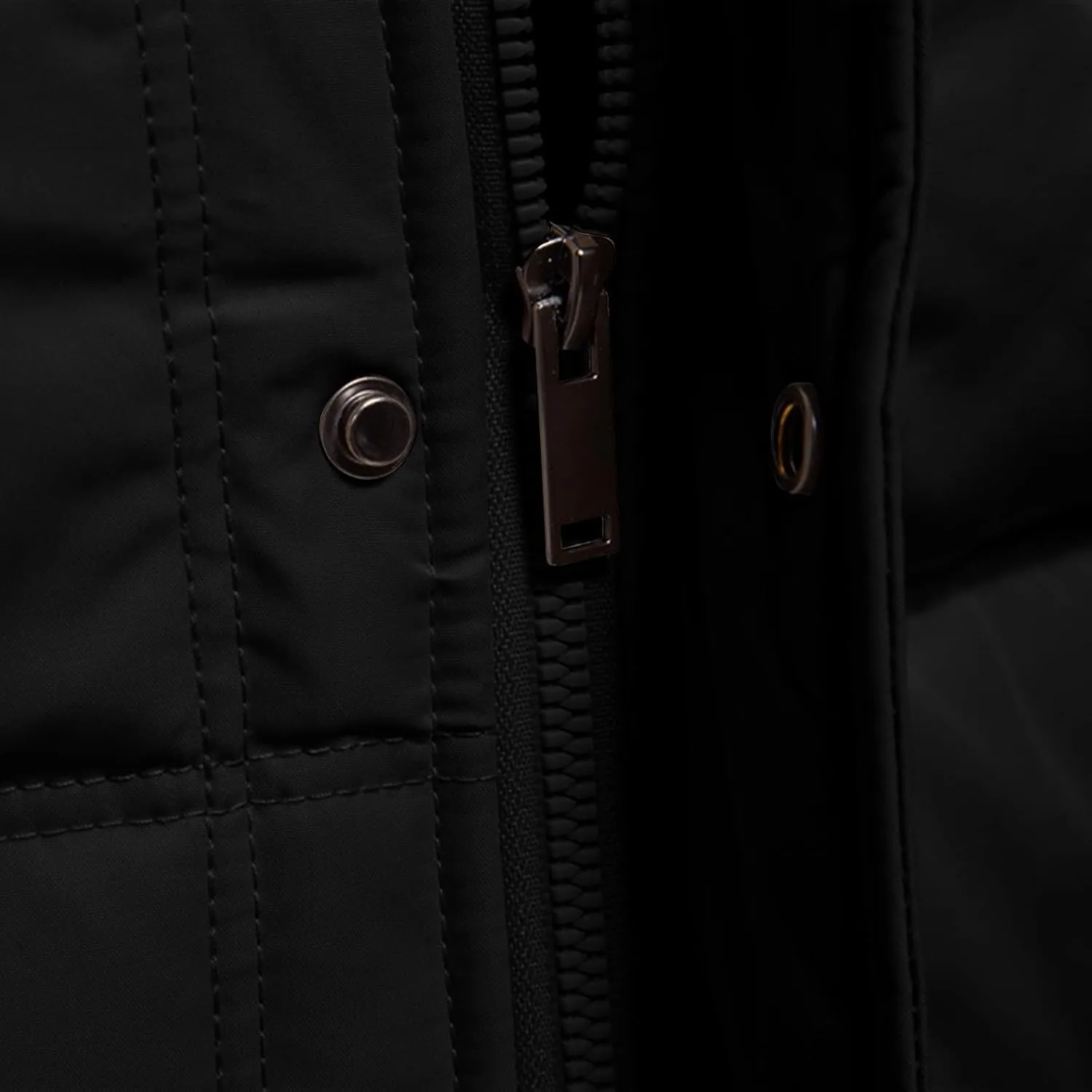 lcziwo men's quilted jackets Sherpa Stand Collar Full Zip Warm Cargo Pockets Work Trucker padded Cotton winter Coat