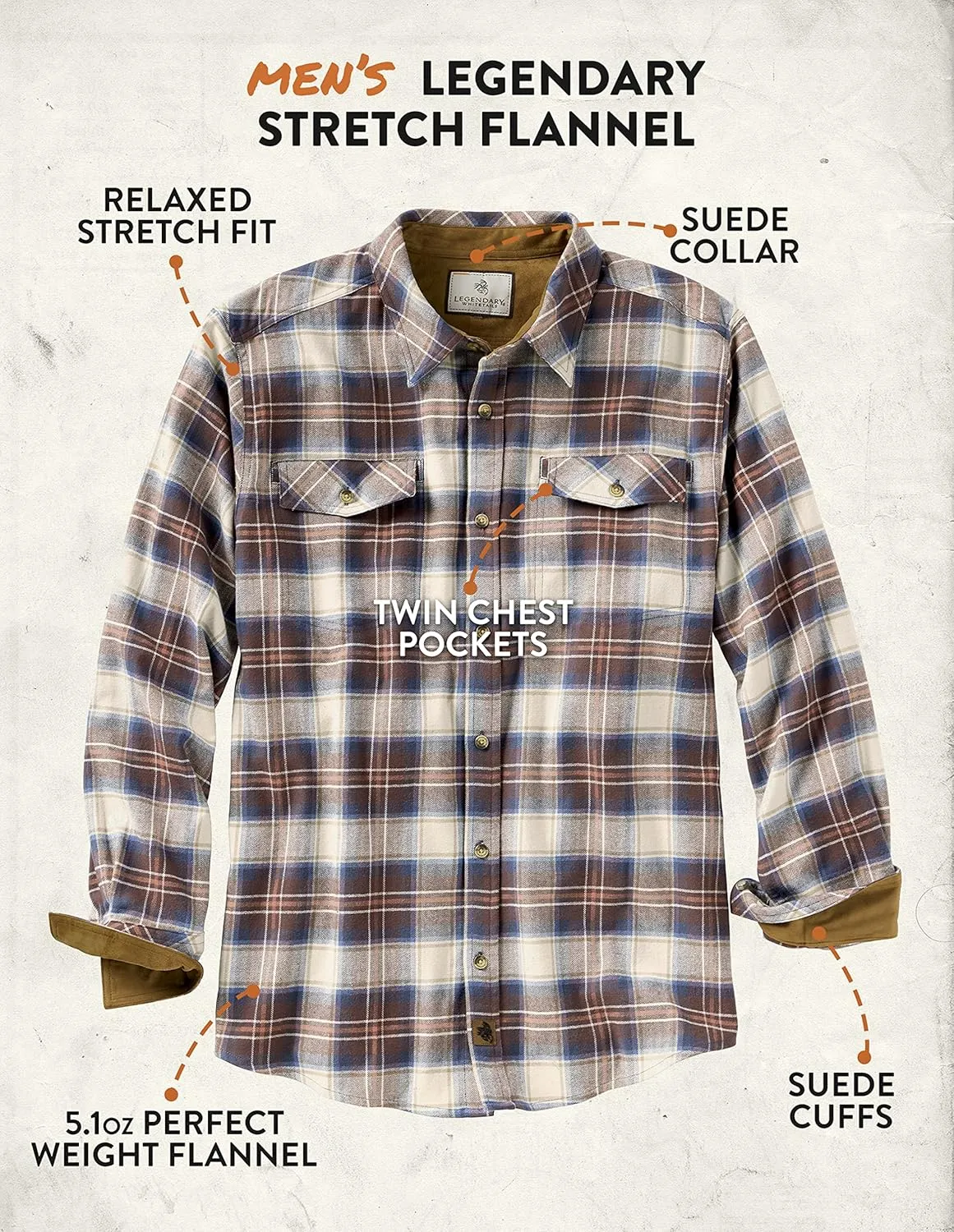 Legendary Whitetails Men's Legendary Flannel Shirt