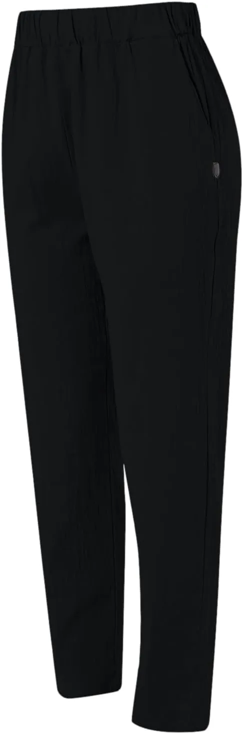 Linen Pants Women Lightweight High Waist Palazzo Trousers with Pockets Casual Solid Going Out Travel Beach Clothes