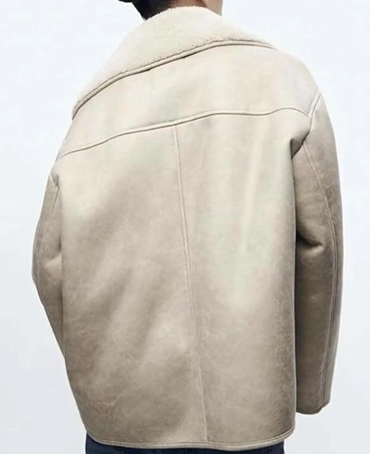 loveimgs Women Thick Sherpa Lined Faux Suede Jacket Oversized Leather Coat Shearling Fleece Moto Jacket Biker Winter Overcoat
