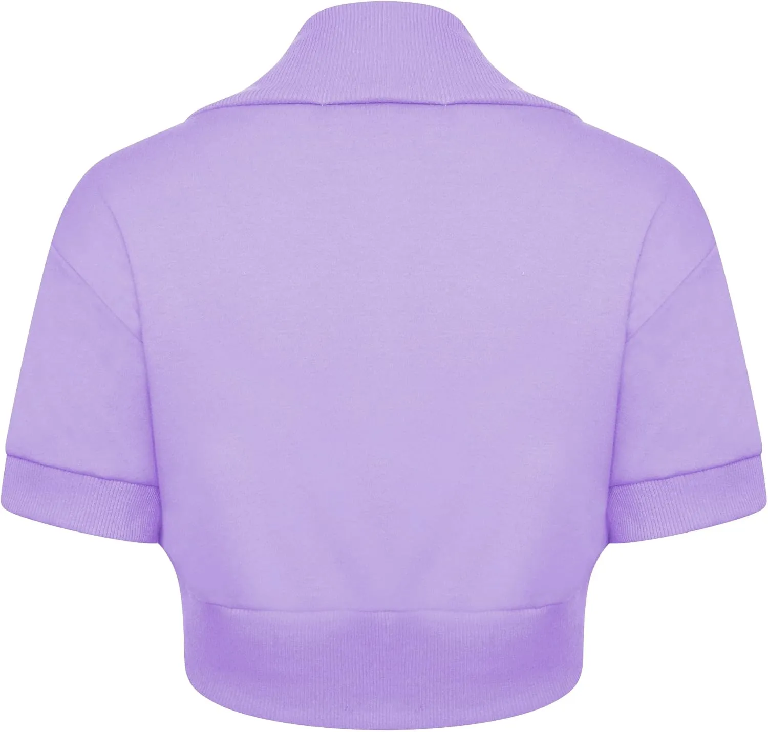 Loxdonz Girl's Short Sleeve Shrug Childrens Kids Cotton Cardigan Bolero Shrug Jacket