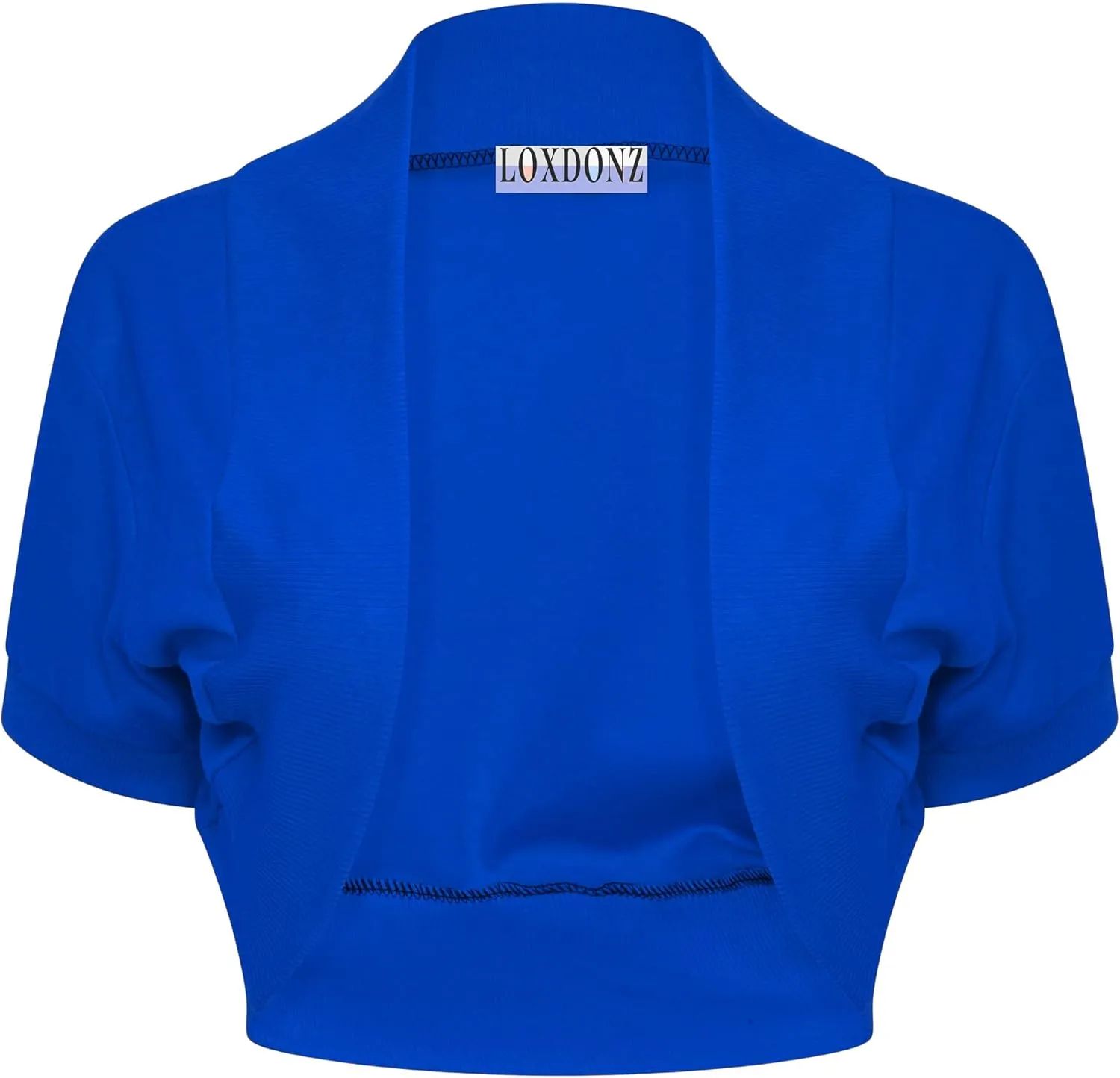 Loxdonz Girl's Short Sleeve Shrug Childrens Kids Cotton Cardigan Bolero Shrug Jacket