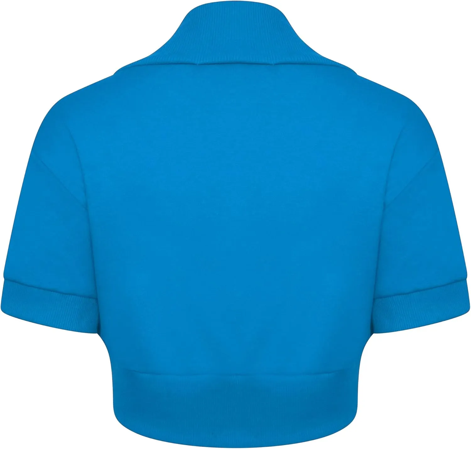 Loxdonz Women's Short Sleeve Shrug Open Front Cotton Cropped Cardigan Bolero Shrugs Jacket