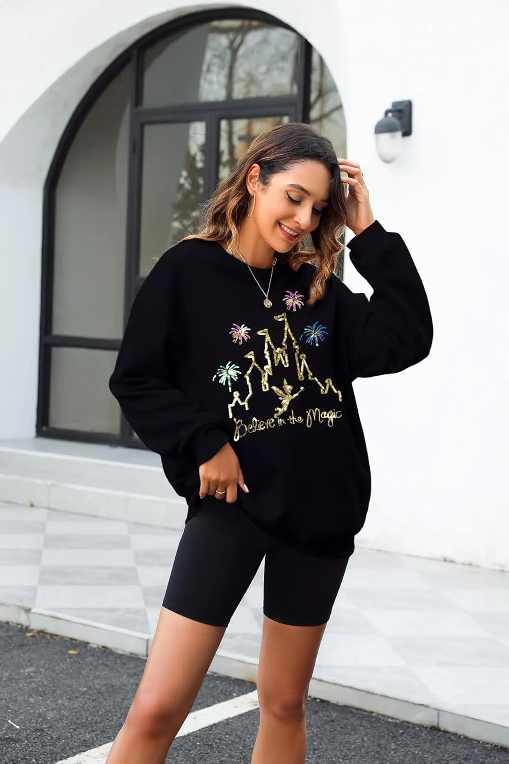 Magic Kingdom Sweatshirts for Women: Long Live All The Magic We Made Tshirt Magical Castle Vacation Pullover Top