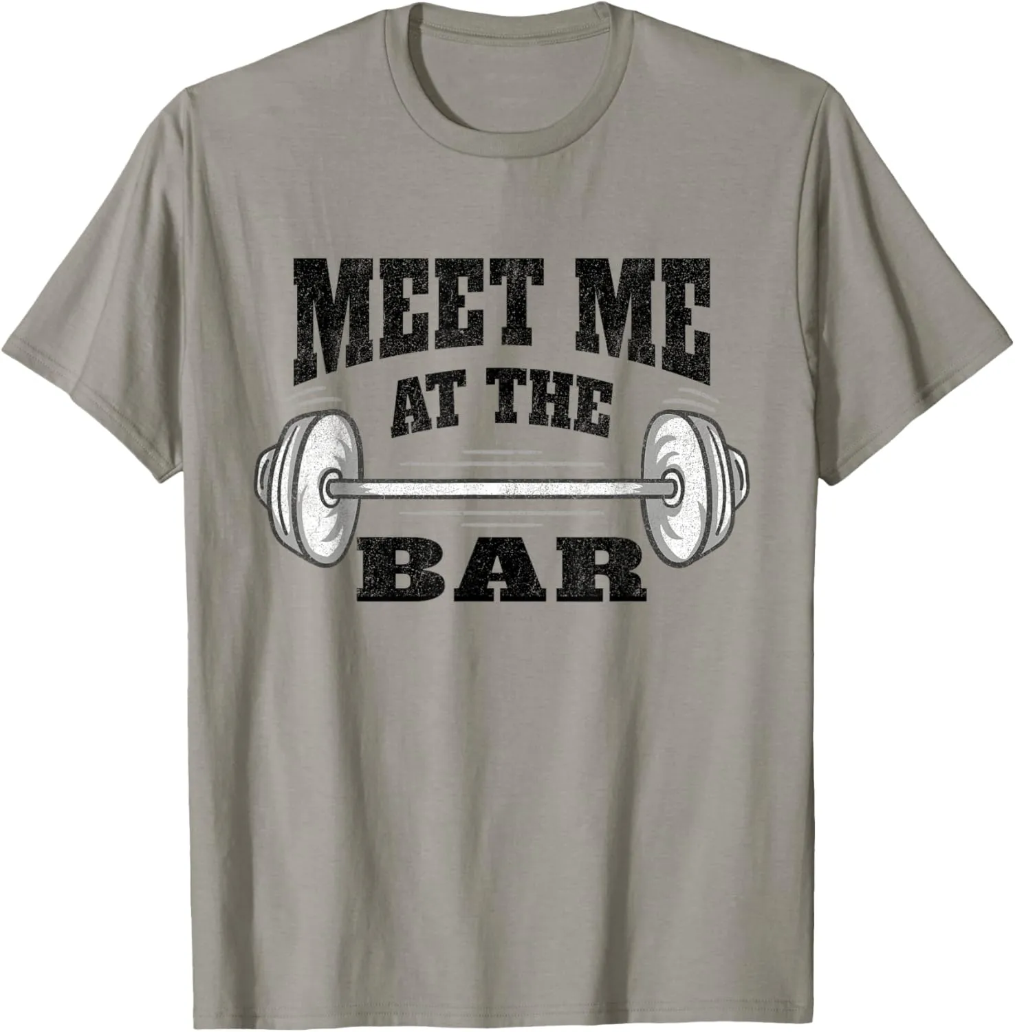 Meet Me At The Bar Gym Shirt - Funny Men Women Workout Gym T-Shirt