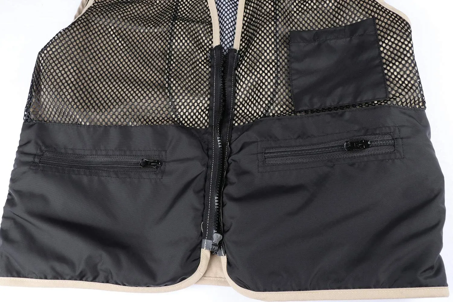 Men Utility Vest Cotton Work Safari Hiking Vest Outdoor Cargo Vest Multi Pockets Fishing Vest