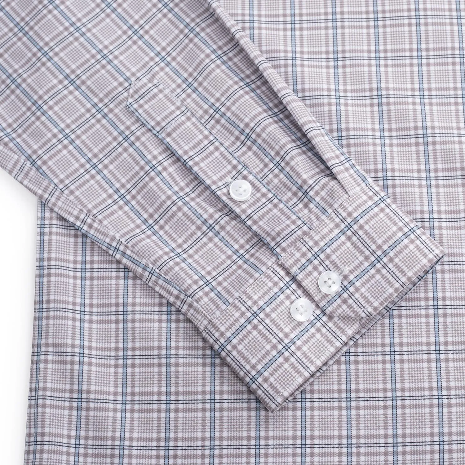 Men's Stretch Wrinkle Resistant Dress Shirt Long Sleeve Button up Business Casual Shirt Regular Fit