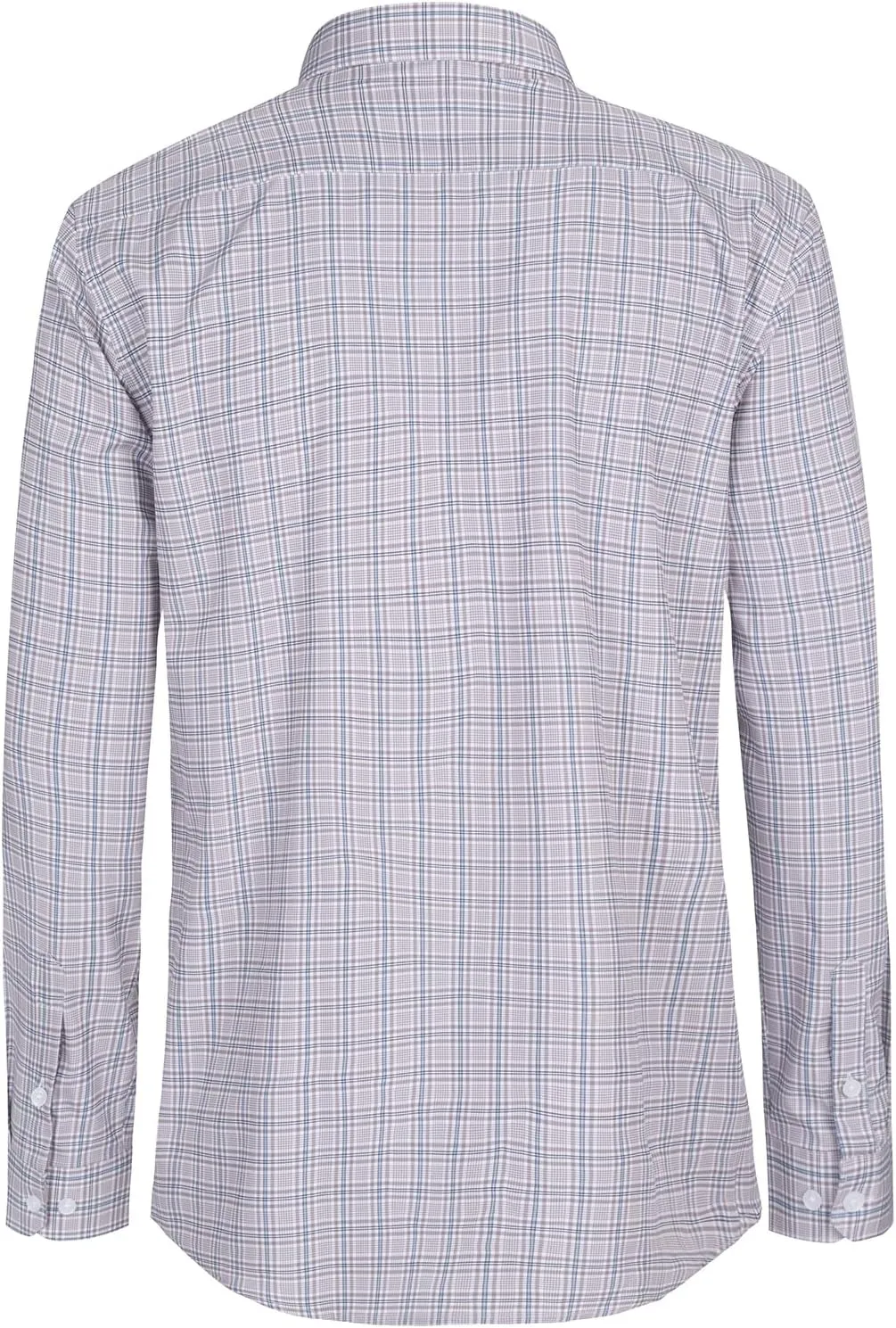 Men's Stretch Wrinkle Resistant Dress Shirt Long Sleeve Button up Business Casual Shirt Regular Fit