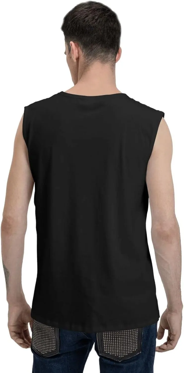 Men's Tank Top T-Shirt Graphic Quick Dry Vest Sleeveless T-Shirt for Men's