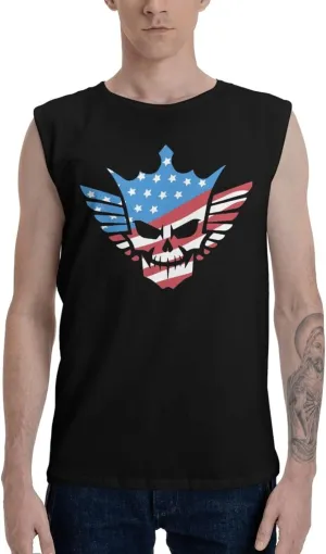 Men's Tank Top T-Shirt Graphic Quick Dry Vest Sleeveless T-Shirt for Men's