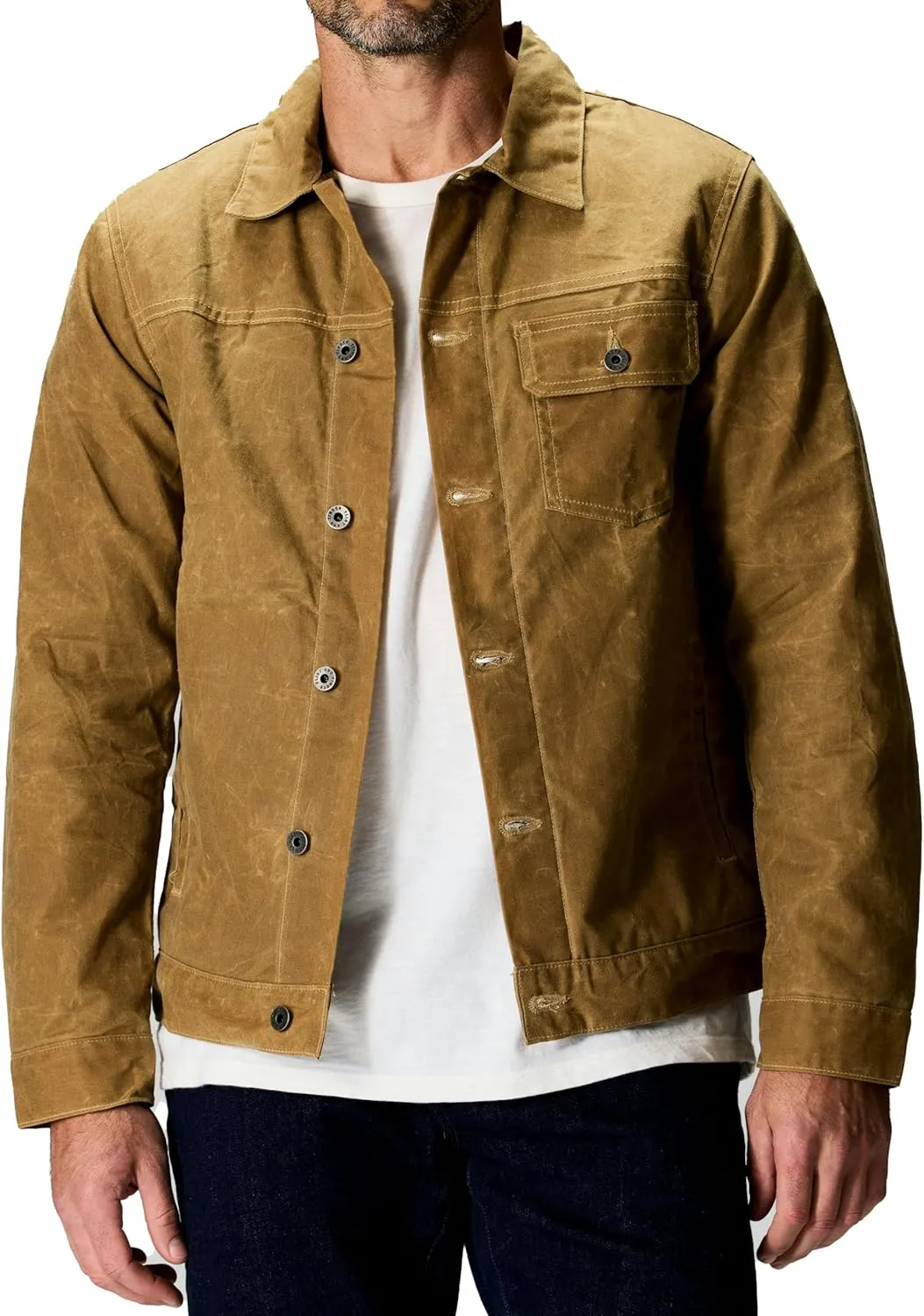 Mens Trucker Jacket, Corduroy Jacket Men, Summer Motorcycle Jacket, Heated Field Mens Wool Jacket