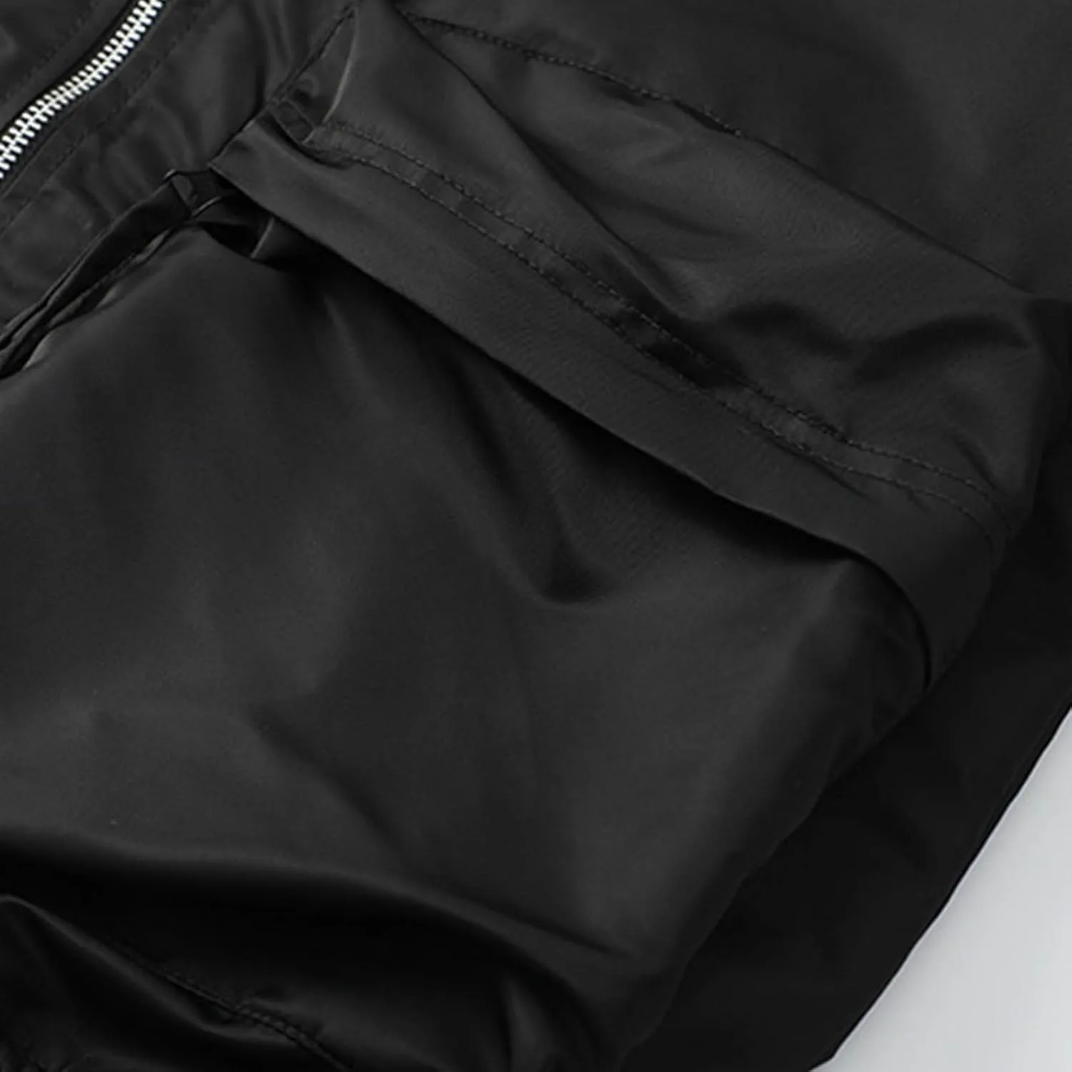Mens Winter Coats Padded Bomber Jackets Warm Down Parkas Trendy Zip Up Jacket Thermal Cotton Overcoats with Pockets