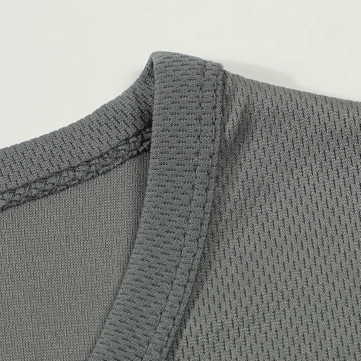Mesh Workout Athletic Shirt for Men Crewneck Gym Shirts Quick Dry Athletic Short Sleeve T-Shirt Moisture Wicking Tops