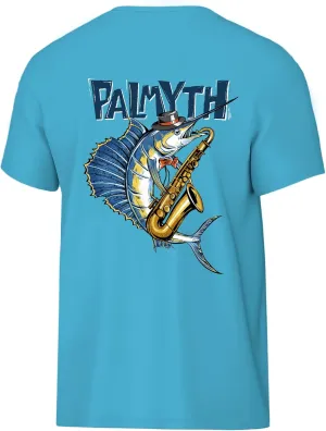 Palmyth Boys Fishing Shirt Short Sleeve UPF 50  Youth T-Shirt Sun Protection Tee