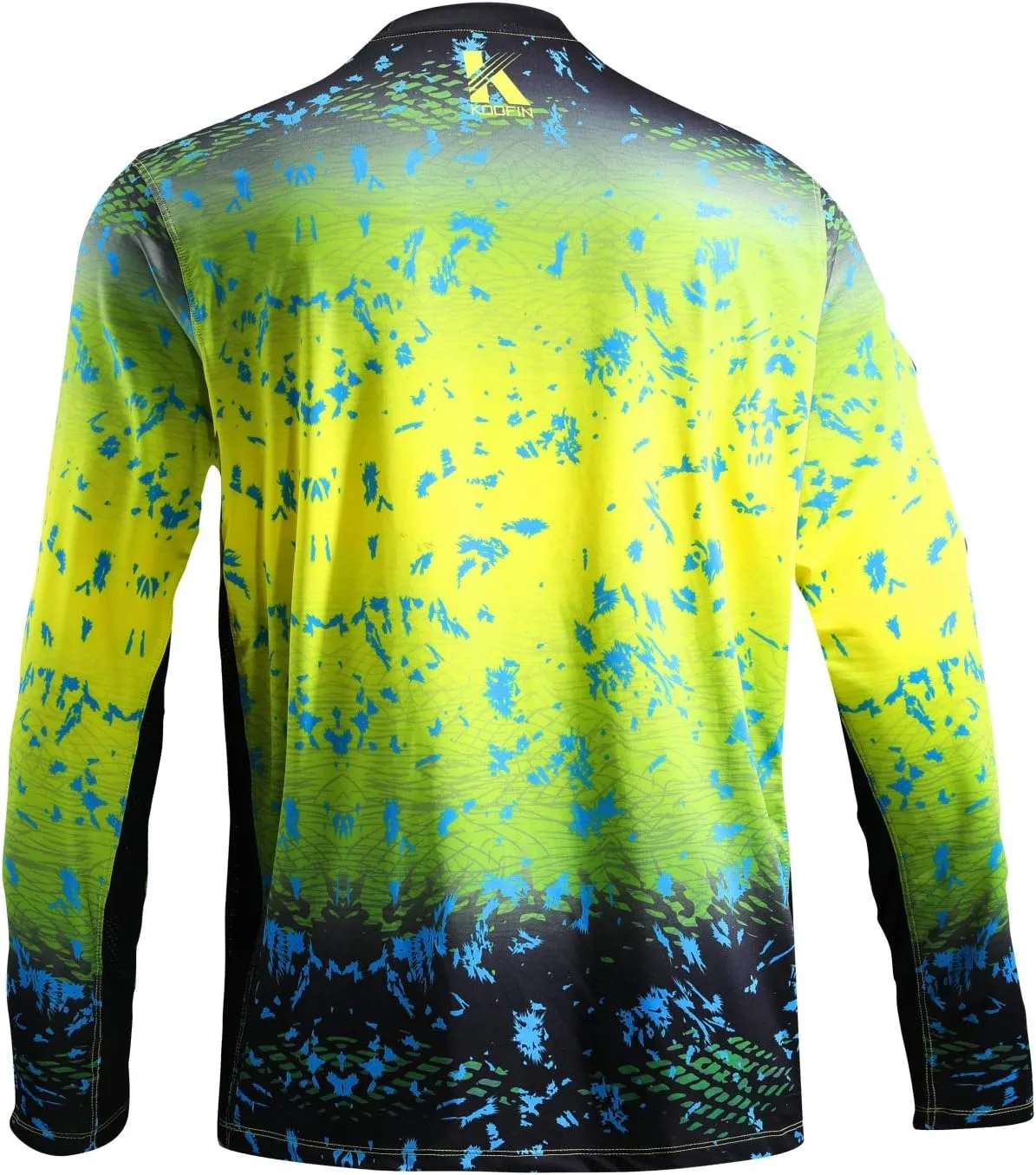 Performance Vented Fishing Shirt Long Sleeve Shirt Mesh Side Vents UPF 50 Dye Sublimation Print