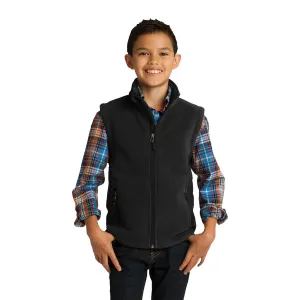 Port Authority Youth Black Value Fleece Vest