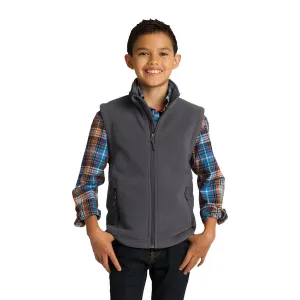 Port Authority Youth Iron Grey Value Fleece Vest