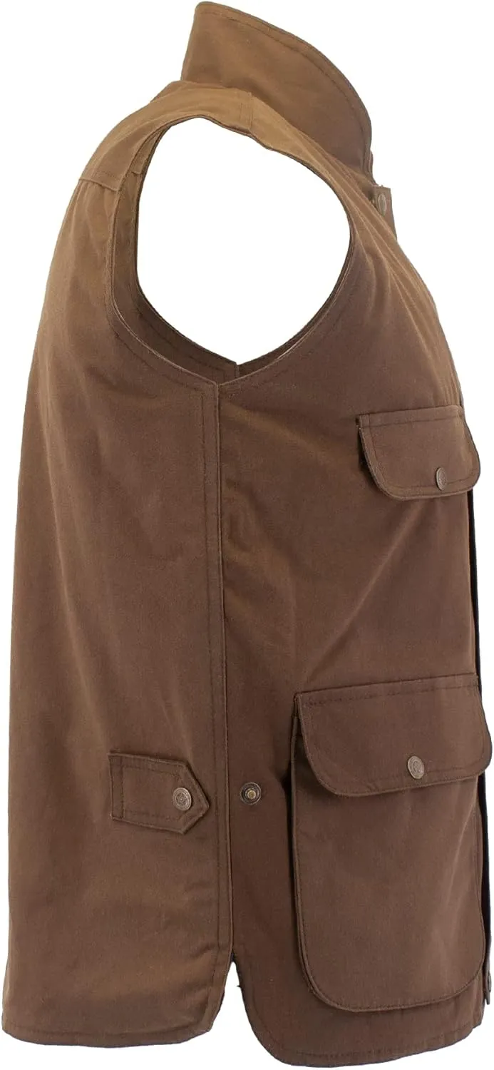 RESISTANCE Waterproof Breathable Cotton Oilskin Outdoor Vest
