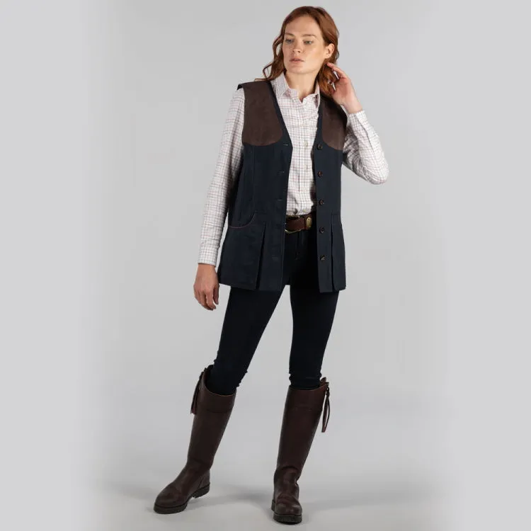 Schoffel Ladies All Season Shooting Vest - Navy