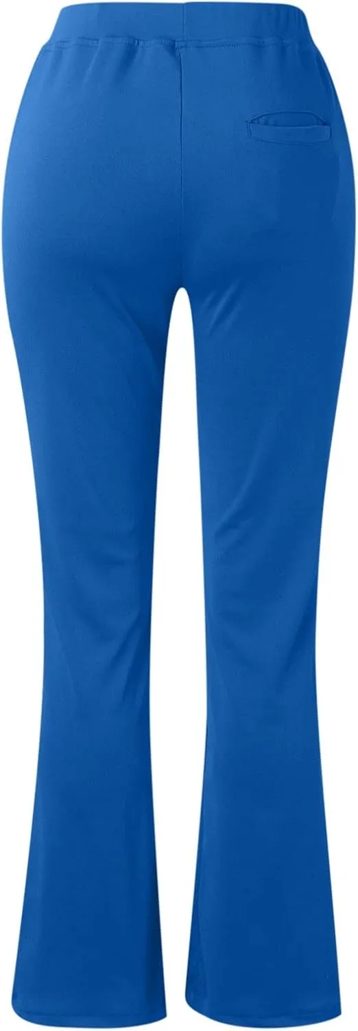 Slacks for Women 2025 Stretchy Office Pants High Waisted Business Work Pants with Pockets Casual Summer Trousers