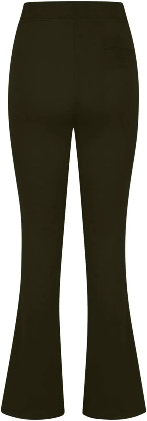 Slacks for Women 2025 Stretchy Office Pants High Waisted Business Work Pants with Pockets Casual Summer Trousers
