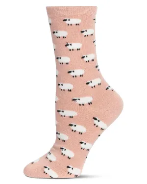 Soft Counting Sheep Cashmere Blend Socks